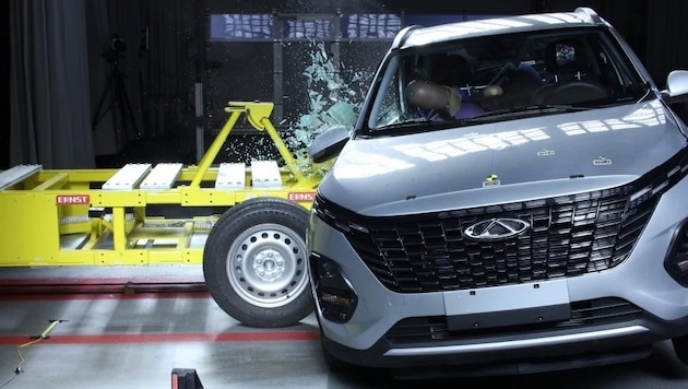 Der Chery Tiggo 2 Pro bekam im Crashtest keinen einzigen Stern.