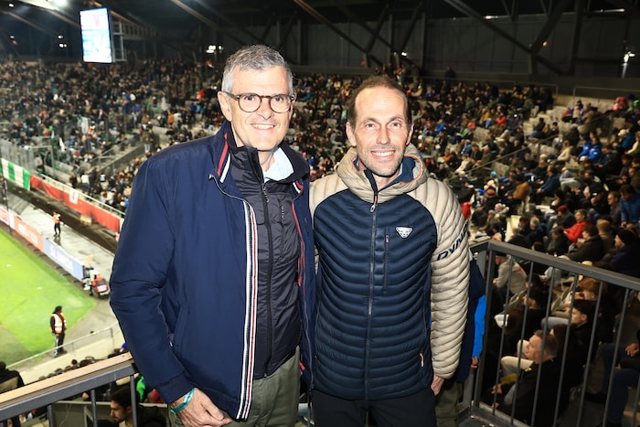 Klaus Winkler (links) mit Mathias Mölk.
