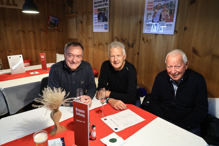 Walter Baumgartner (li.) und Andreas Lantschner (Mitte)