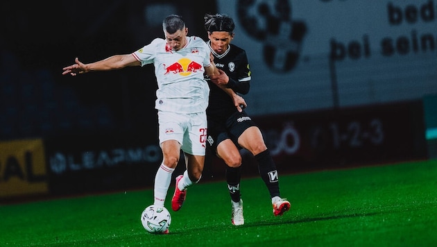 Stefan Lainer (li.) überzeugte im Cupspiel bei Schwarz-Weiß Bregenz.
