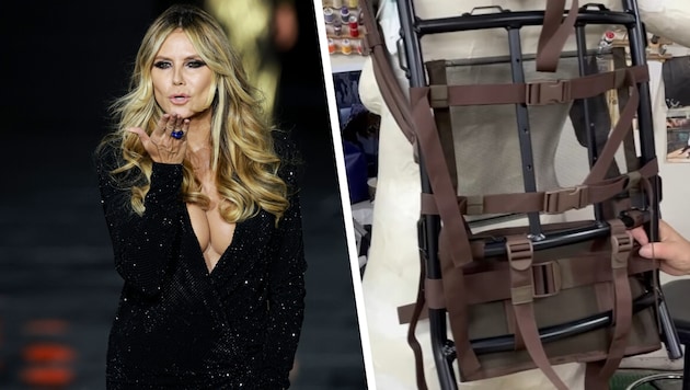Heidi Klum gibt auf Instagram erneut einen Hinweis zu ihrem Halloweenkostüm. Dieser ist ...