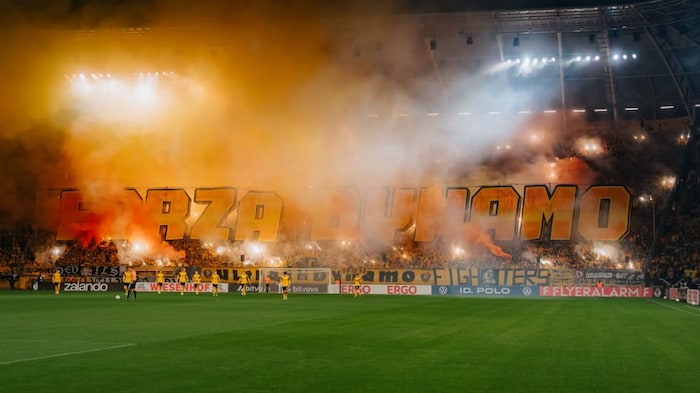 Die Dynamo-Fans sorgen regelmäßig für spektakuläre Choreos.