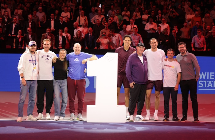 Alexander Zverev und sein Team