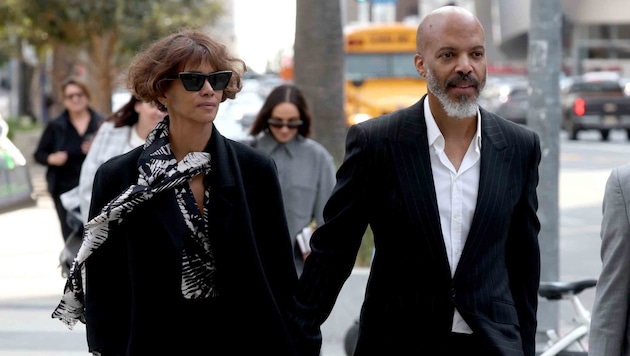Halle Berry wurde bei den Gerichtsterminen oft von ihrem Lebensgefährten Van Hunt unterstützt. ...