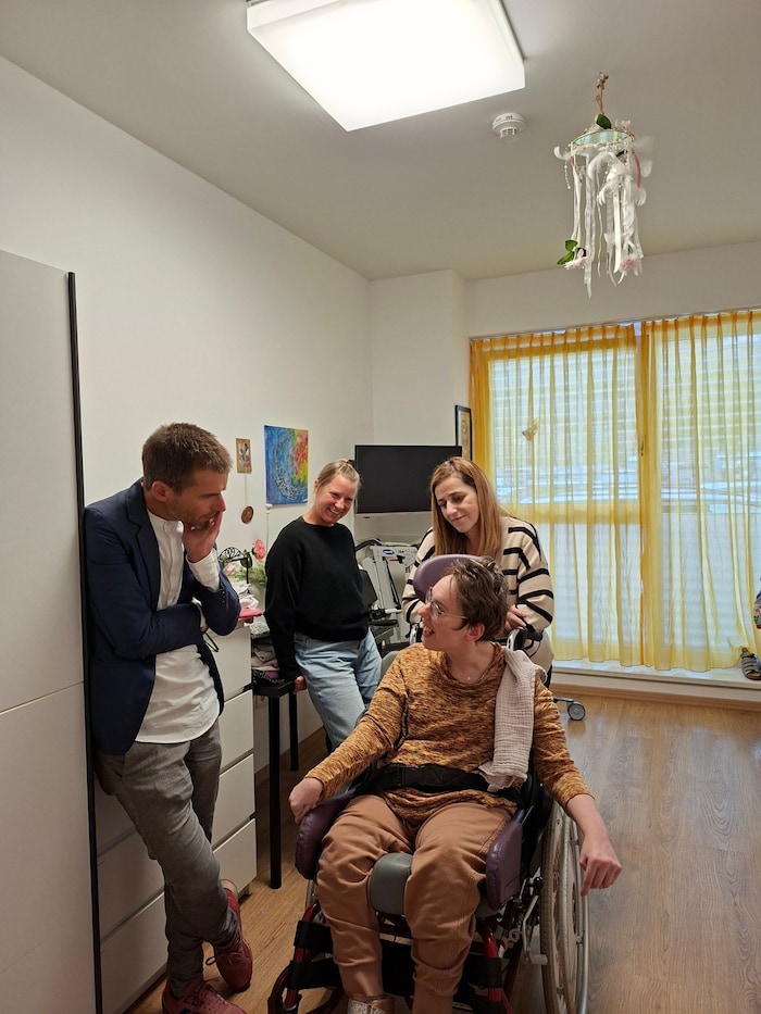 Von Bernhard Wappis von Autark wollte Sarah viel wissen: „Und sag liebe Grüße in Klagenfurt!“
