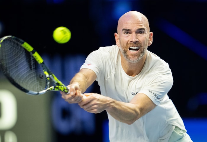 Adrian Mannarino brach den Ballwechsel ab.