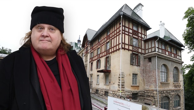 Eine „leidvolle Beziehung“ führt Paulus Manker mit dem Südbahnhotel am Semmering.