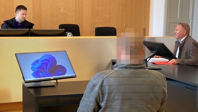 Der Angeklagte vor Gericht