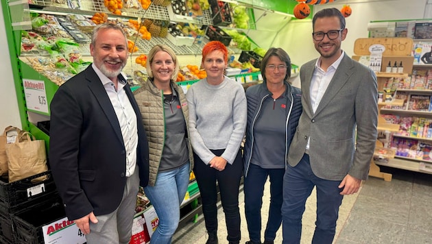 Für den Spar- Markt (oben) gab’s gute Nachrichten und eine Förderzusage.