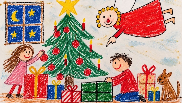 Das offizielle Sujet der diesjährigen Wichtelaktion der Caritas Vorarlberg.
