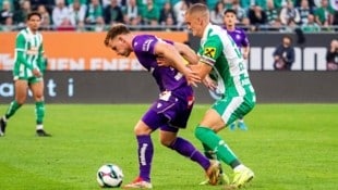 GEPA Die Austria um Eggestein (li.) empängt am Sonntag im Wiener Derby Rapid.