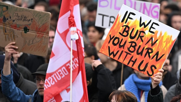 Die „Gen Z regelt“-Demonstration in Frankfurt am Samstagnachmittag
