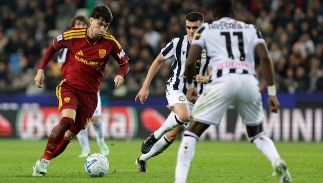 Eine bittere Heimschlappe hat es für Udinese gegen die Roma gesetzt …