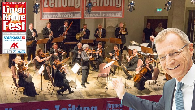 Das Johann Strauß Ensemble ist bekannt für seine Auftritte. LH Stelzer öffnet dafür das Landhaus. (Bild: Jack Haijes, Werner Kerschbaummayr)