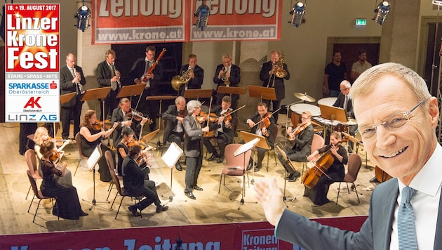 Das Johann Strauß Ensemble ist bekannt für seine Auftritte. LH Stelzer öffnet dafür das Landhaus. (Bild: Jack Haijes, Werner Kerschbaummayr)