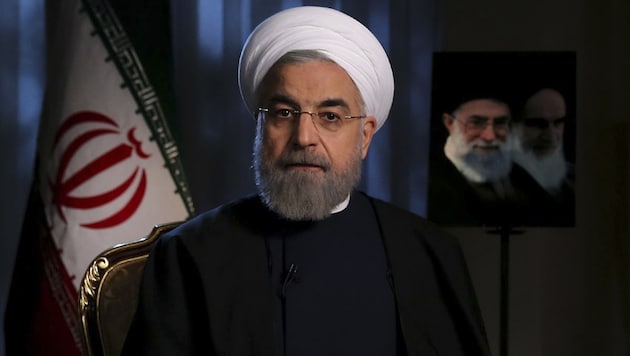 Irans Präsident Hassan Rohani (Bild: AP)