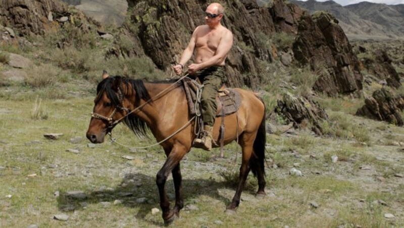 Putin hoch zu Ross (2009) (Bild: AFP)