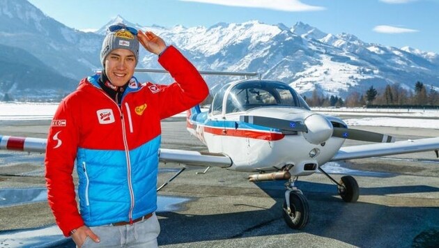 Fliegt auch abseits der Skisprungschanzen dieser Welt: Kombinierer-Ass Mario Seidl. (Bild: Gerhard Schiel)