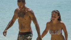 Ein schönes Paar: Jeremy Meeks mit Chloe Green (Bild: www.PPS.at)