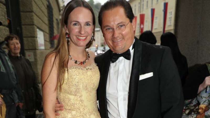 Opernball-Lady Maria Großbauer und Ehemann Andreas (Bild: www.neumayr.cc)