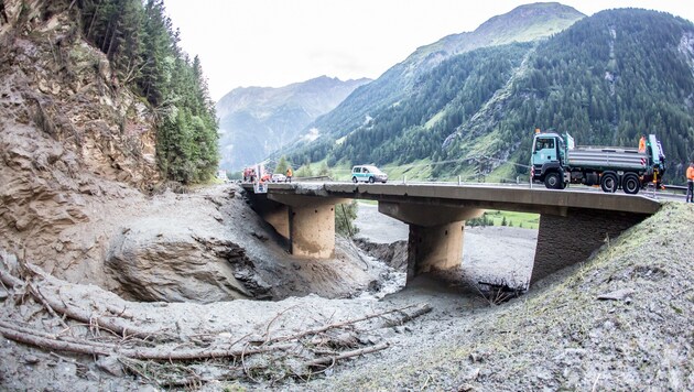 Szenen der Verwüstung nach dem Murenabgang in Osttirol. (Bild: BRUNNER-IMAGES.AT - BRUNNER PHILIPP)