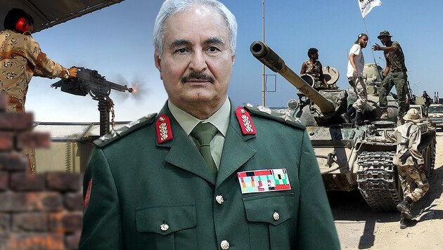 General Khalifa Haftar (Bild: AFP, stock.adobe.com)
