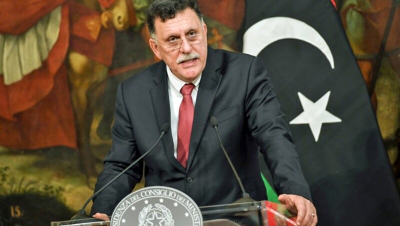 Regierungschef (fast) ohne Land: Libyens Premier Fayis al-Sarraj (Bild: AFP/Andreas Solaro)