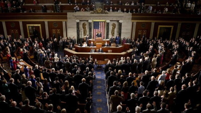 Bild aus dem US-Kongress (Bild: EPA)