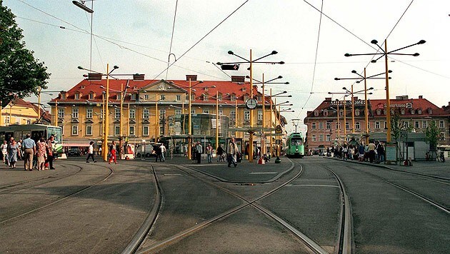 Der Jakominiplatz in Graz (Bild: APA/GEPA/HT)