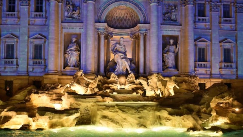 Der Trevi-Brunnen ist der größte Brunnen Roms und ein Besuchermagnet. (Bild: AFP)