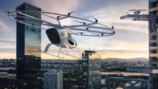 So stellen sich Unternehmen wie Volocopter die Zukunft vor. (Bild: Volocopter)