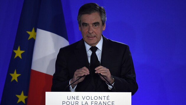 Francois Fillion hatte seine Frau im Parlament beschäftigt. (Bild: AFP)