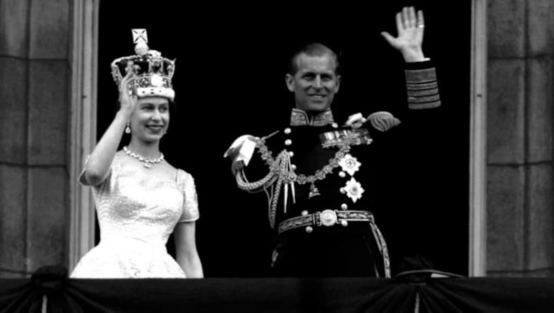 Prinz Philip und die Queen (1953) (Bild: Copyright 2017 The Associated Press. All rights reserved.)