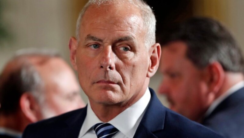 Jetzt ist er Trumps Mann fürs Grobe: Neo-Stabschef John Kelly (Bild: ASSOCIATED PRESS)