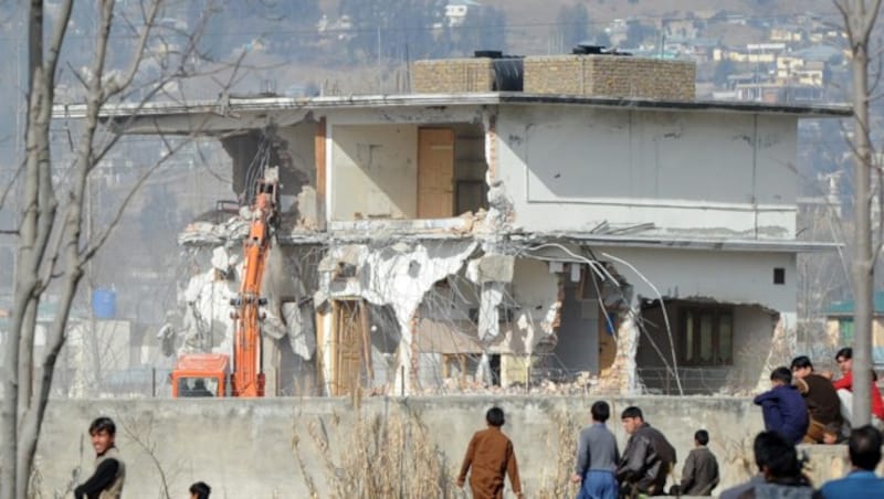 Das Bin-Laden-Versteck in Abbottabad ist mittlerweile abgerissen worden. (Bild: AFP)