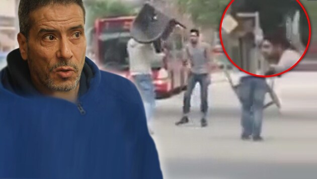 Jamel Chraiet war unter denen, die den Angreifer stoppten. (Bild: Screenshot N24, Zoomin.tv)