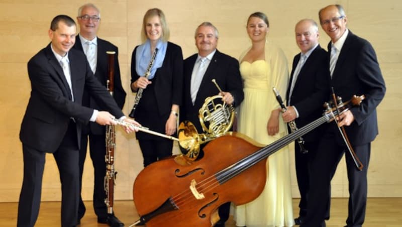 Das Ensemble Capella Concertante tritt im schönen Landhaus-Arkadenhof auf. (Bild: Capella Concertante)