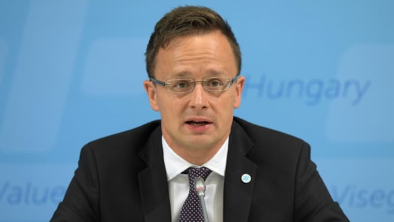 Ungarns Außenminister Peter Szijjarto (Bild: AFP)