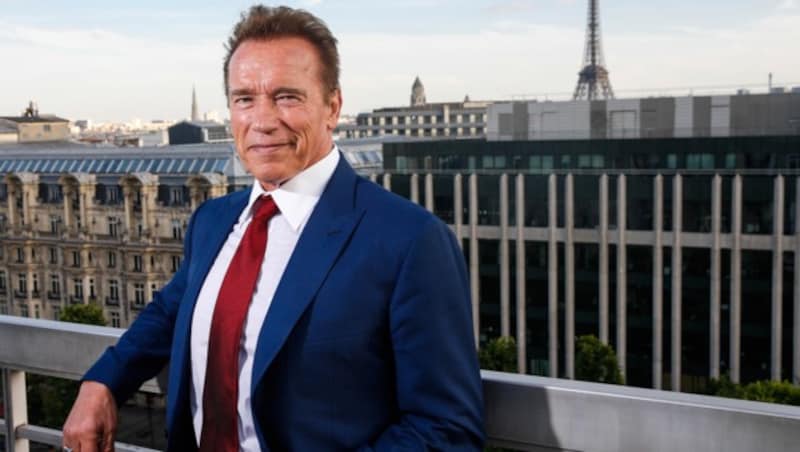 Arnie in Paris (Bild: AFP)