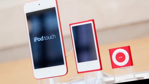 iPod touch, iPod Nano und iPod Shuffle (Bild: AP)