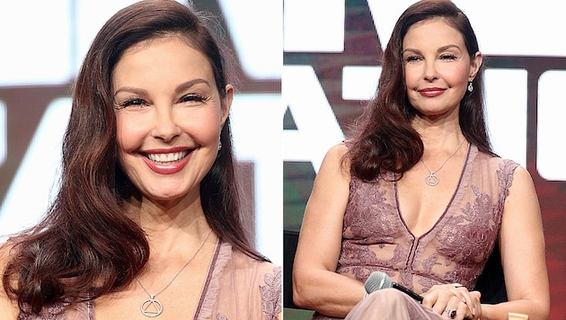 Ashley Judd schockt ihre Fans mit ihrem verbotoxten Gesicht. (Bild: AFP)