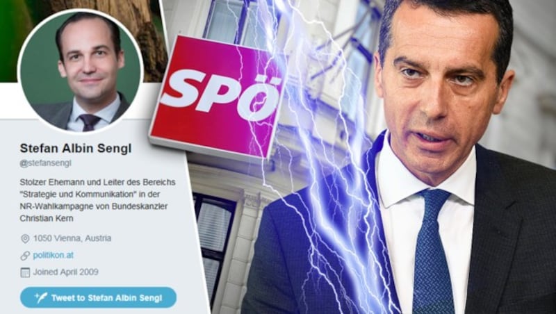 Stefan Sengl war für die Leitung des Bereichs Werbung, Kommunikation, Strategie engagiert worden. (Bild: APA/ROLAND SCHLAGER, AFP, thinkstockphotos.de, twitter.com)