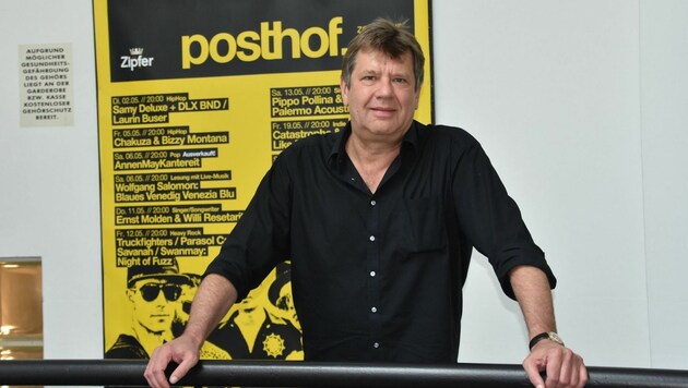 Wilfried Steiner vom Linzer Posthof. (Bild: liveBild)