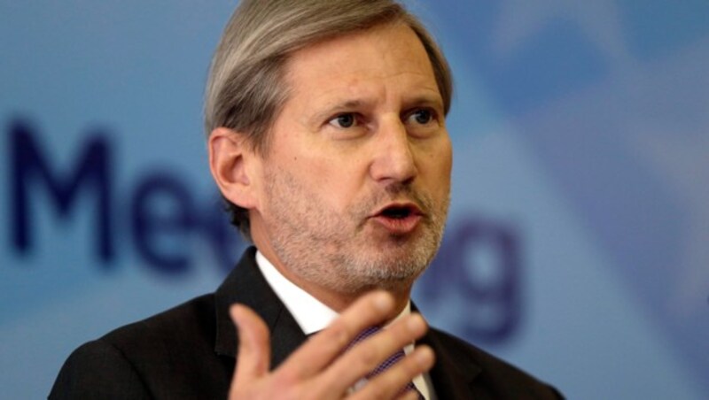 EU-Kommissar Johannes Hahn (Bild: AP)