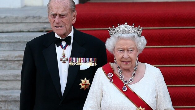 Prinz Philip und Queen Elizabeth (Bild: AFP)