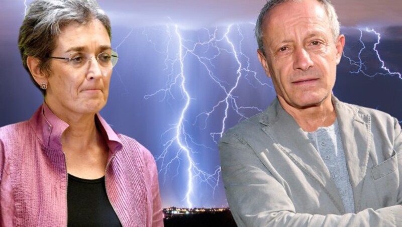 Pilz kehrte den Grünen und Spitzenkandidatin Ulrike Lunacek den Rücken. (Bild: Uta Rojsek-Wiedergut, APA/BARBARA GINDL, thinkstockphotos.de)