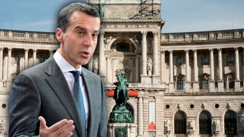 Christian Kern (Bild: AFP/JOHN MACDOUGALL, thinkstockphotos.de, krone.at-Grafik)