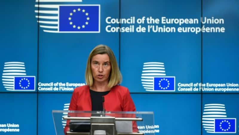 EU-Außenbeauftragte Federica Mogherini (Bild: AFP)