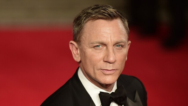 Daniel Craig mimte Bond bereits in vier Filmen. (Bild: APA/AFP/LEON NEAL)