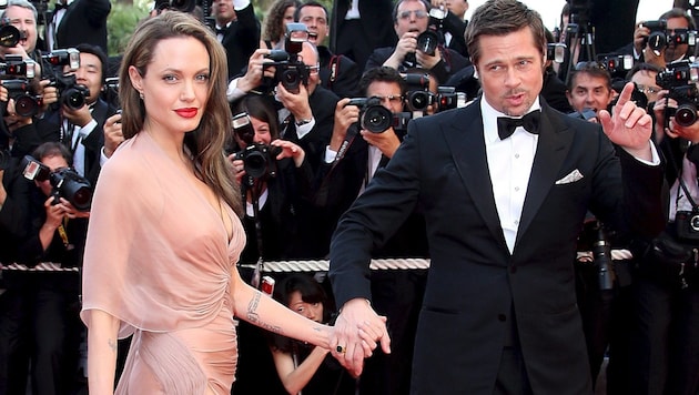 Angelina Jolie und Brad Pitt (Bild: EPA)